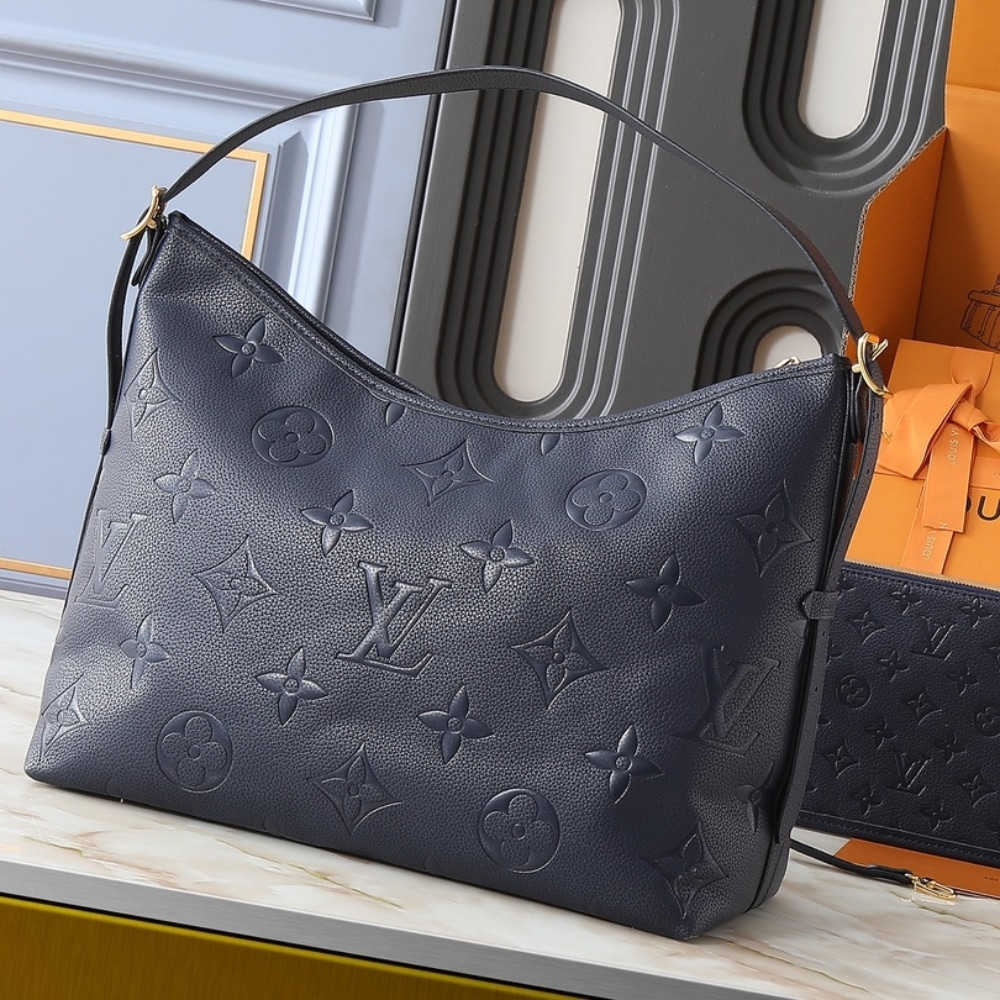 LOUIS VUITTON CARRYALL MM NAVY 39CM M46669 - Image 4