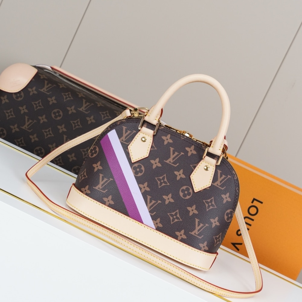 LOUIS VUITTON ALMA BB MON MONOGRAM BROWN 23CM P01917 - Image 6