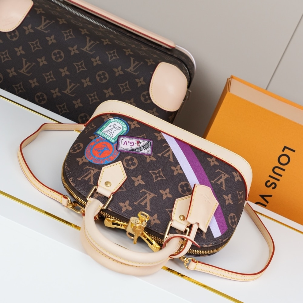 LOUIS VUITTON ALMA BB MON MONOGRAM BROWN 23CM P01917 - Image 4