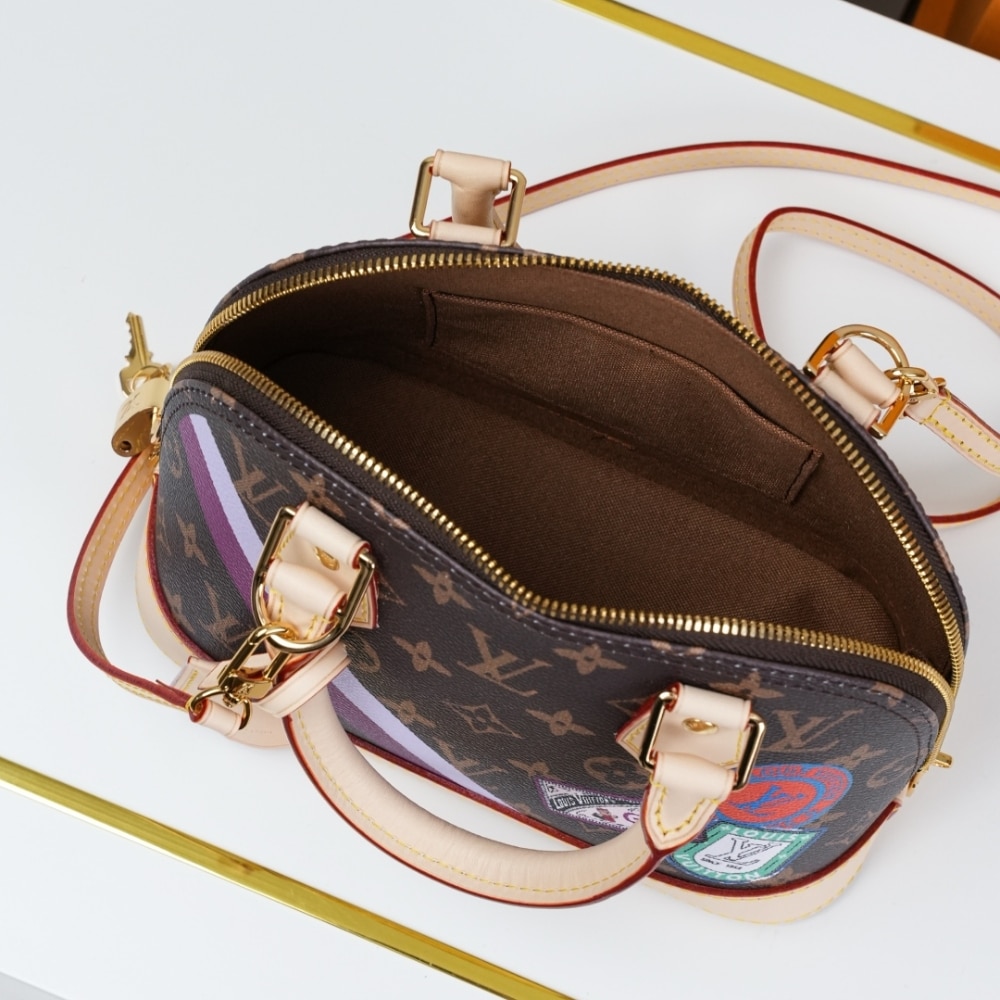 LOUIS VUITTON ALMA BB MON MONOGRAM BROWN 23CM P01917 - Image 5