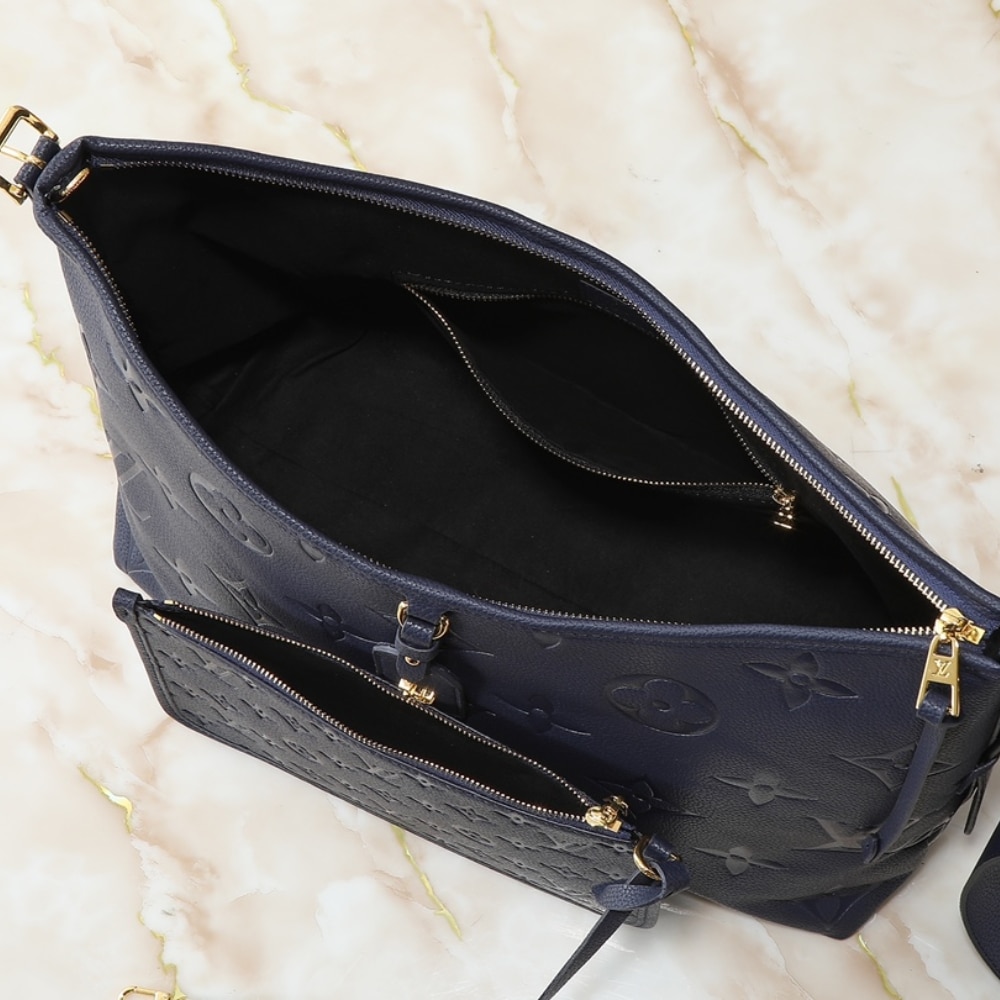LOUIS VUITTON CARRYALL MM NAVY 39CM M46669 - Image 8