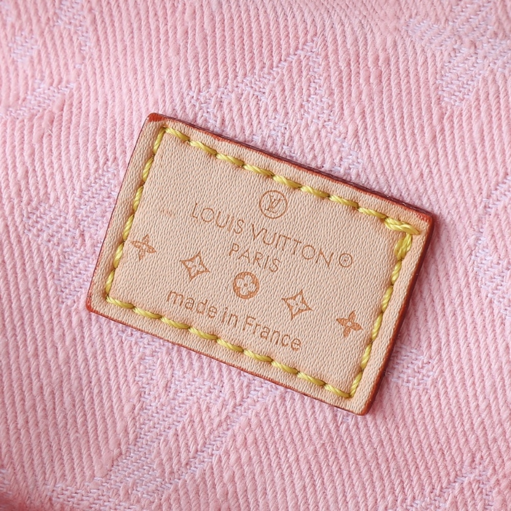 LOUIS VUITTON BUMBAG HIGH RISE WASHED PINK 38CM - Image 6