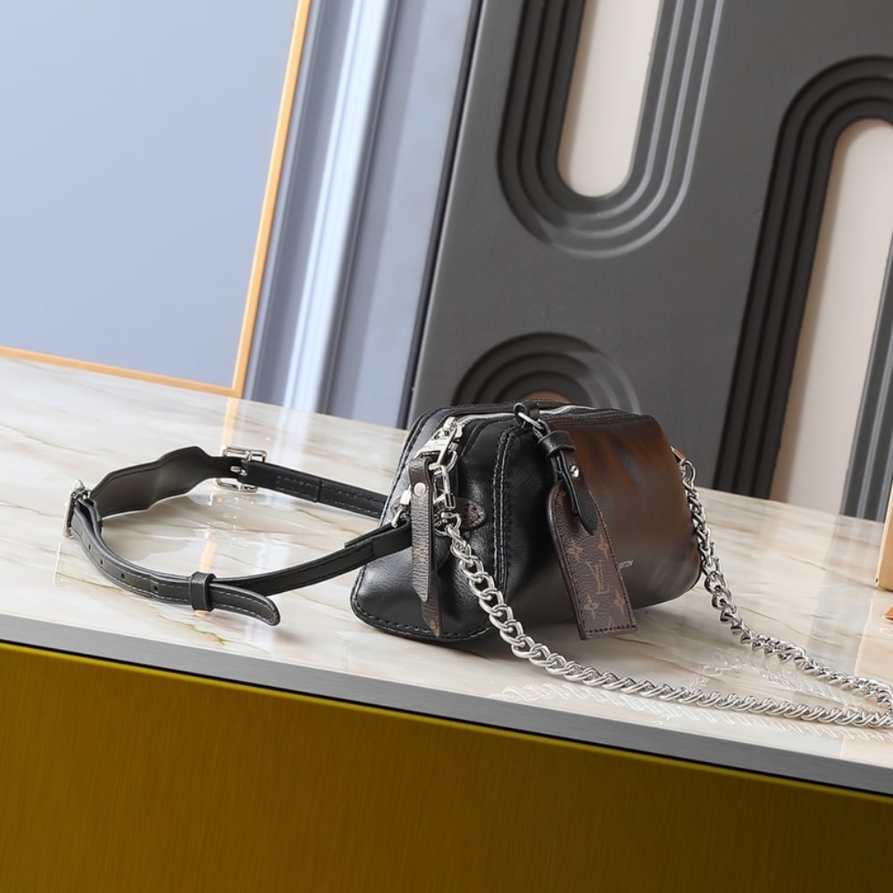 LOUIS VUITTON POCHETTE VIBE BLACK 25CM M14544 - Image 3