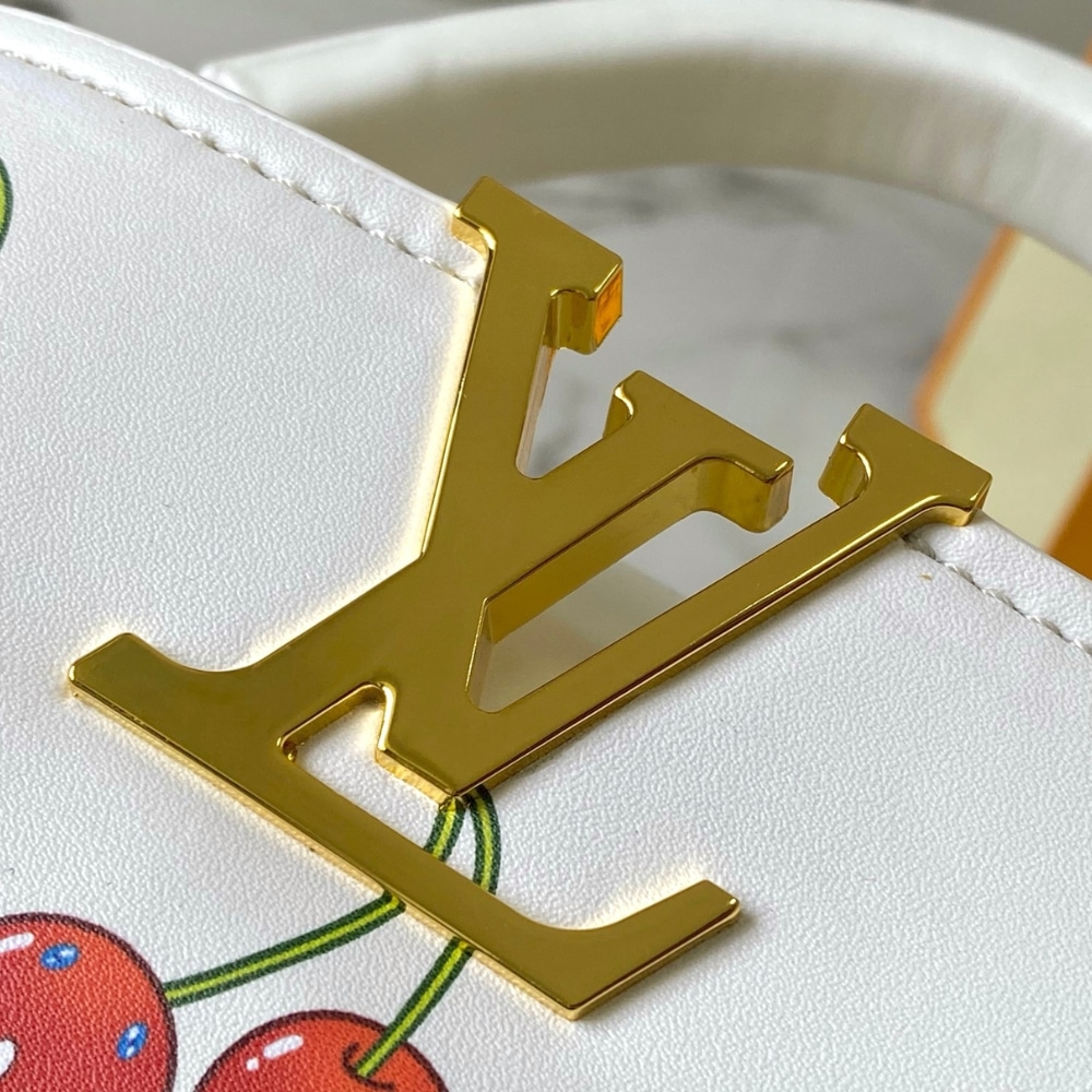 LOUIS VUITTON X TAKASHI MURAKAMI CAPUCINES CHERRY MINI WHITE 21CM M13251 - Image 8