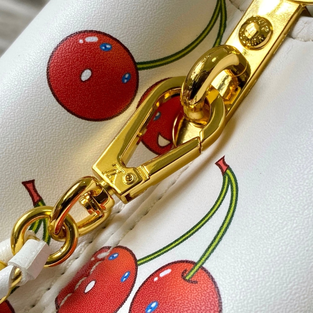 LOUIS VUITTON X TAKASHI MURAKAMI CAPUCINES CHERRY MINI WHITE 21CM M13251 - Image 7