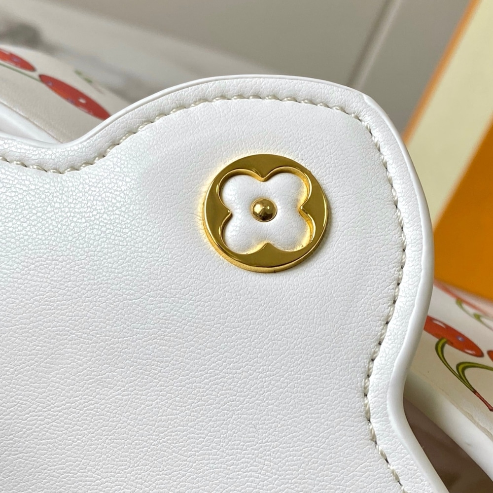 LOUIS VUITTON X TAKASHI MURAKAMI CAPUCINES CHERRY MINI WHITE 21CM M13251 - Image 6