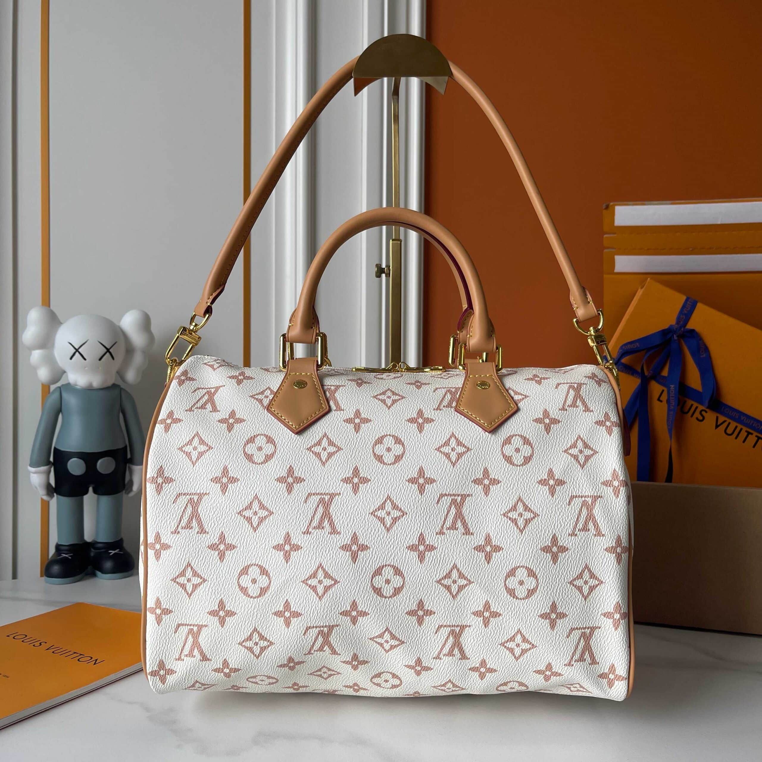 LOUIS VUITTON SPEEDY SOFT 30 LUCKY BAG DUNE 30CM M15108 - Image 8