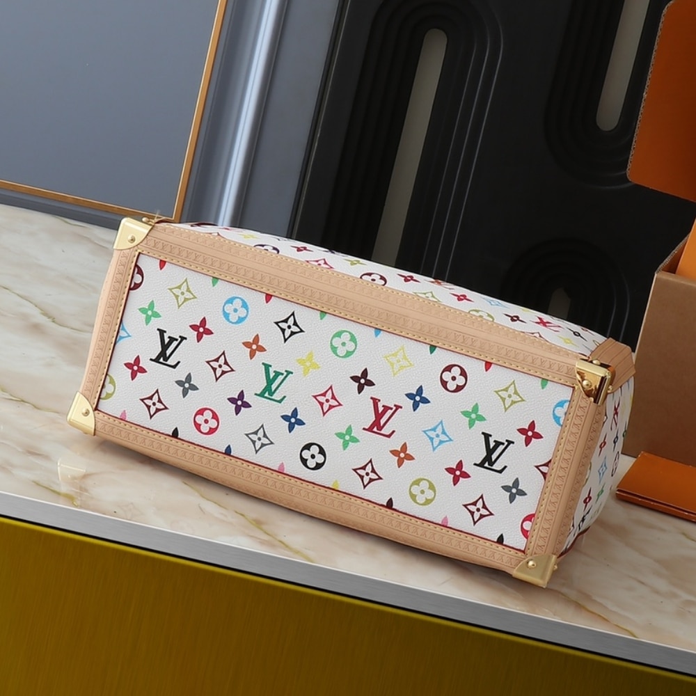ICONIC SET: LOUIS VUITTON X TAKASHI MURAKAMI ONTHEGO MM & ZIPPY WALLET - Image 4