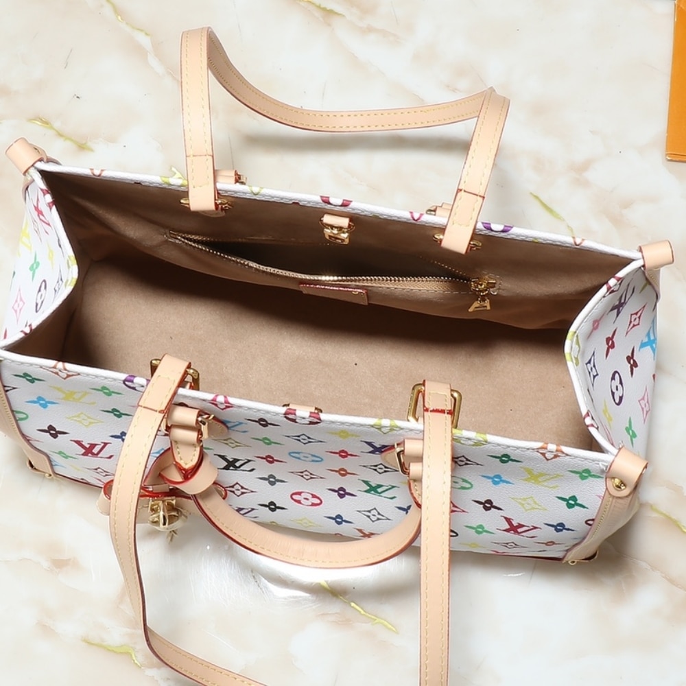 ICONIC SET: LOUIS VUITTON X TAKASHI MURAKAMI ONTHEGO MM & ZIPPY WALLET - Image 5