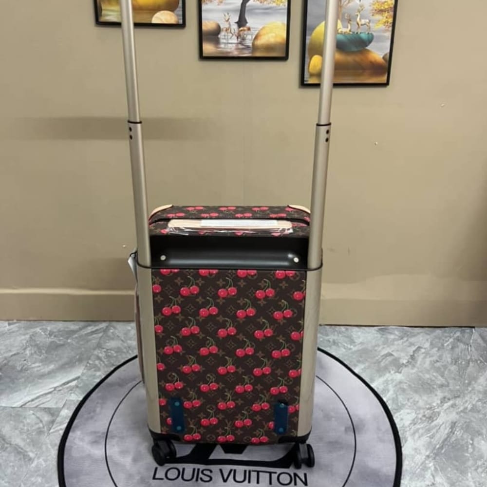 LOUIS VUITTON X TAKASHI MURAKAMI HORIZON 55 SUITCASE MONOGRAM CHERRY 55CM M13789 - Image 3