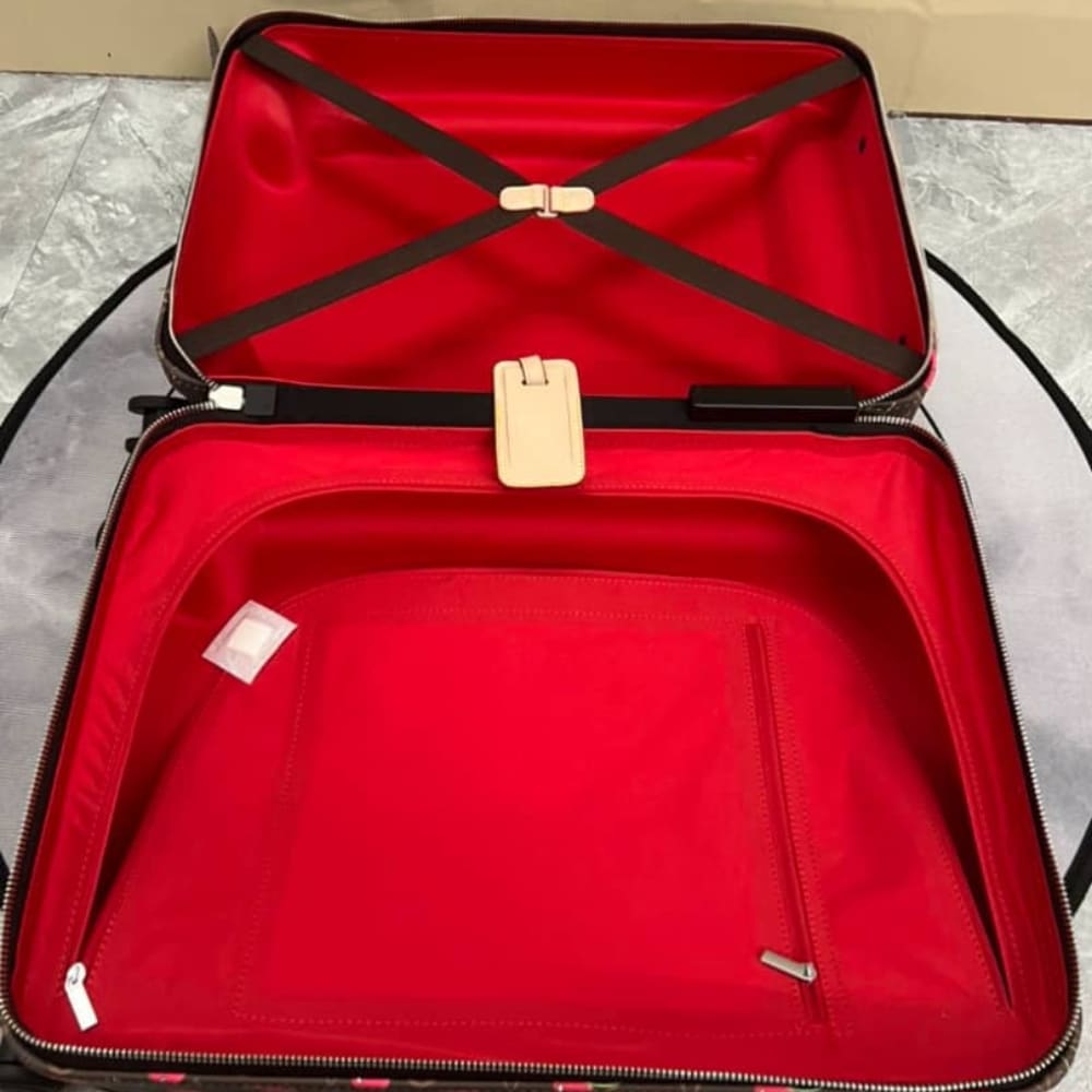 LOUIS VUITTON X TAKASHI MURAKAMI HORIZON 55 SUITCASE MONOGRAM CHERRY 55CM M13789 - Image 4