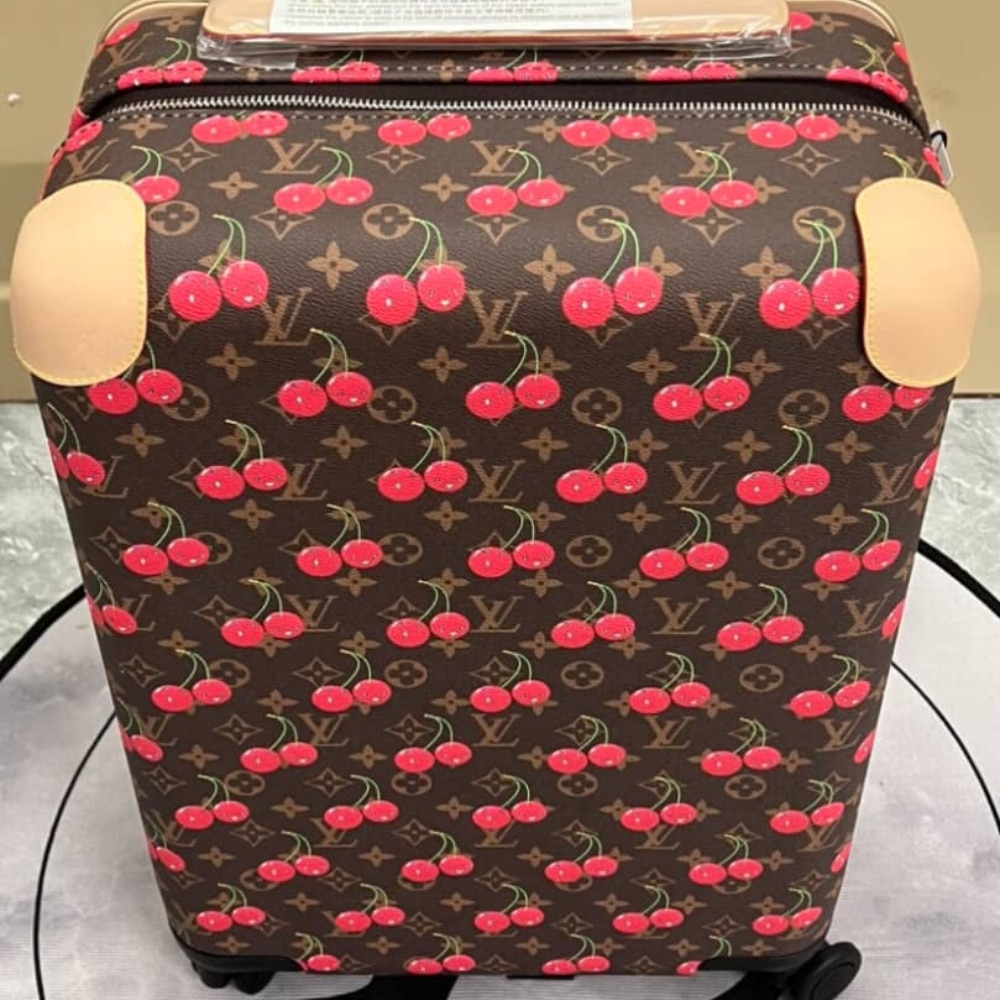 LOUIS VUITTON X TAKASHI MURAKAMI HORIZON 55 SUITCASE MONOGRAM CHERRY 55CM M13789 - Image 6