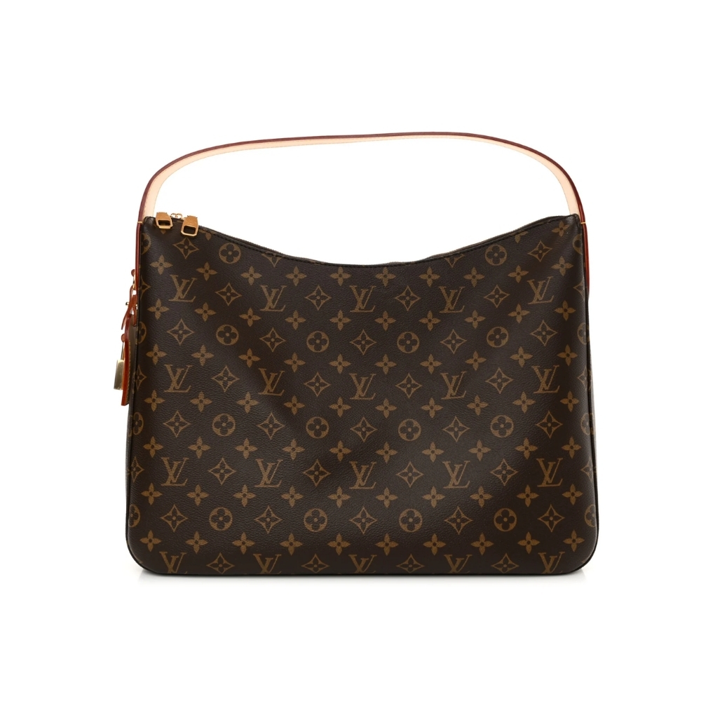 LOUIS VUITTON SLOUCHY MM BAG BROWN 40CM M12098