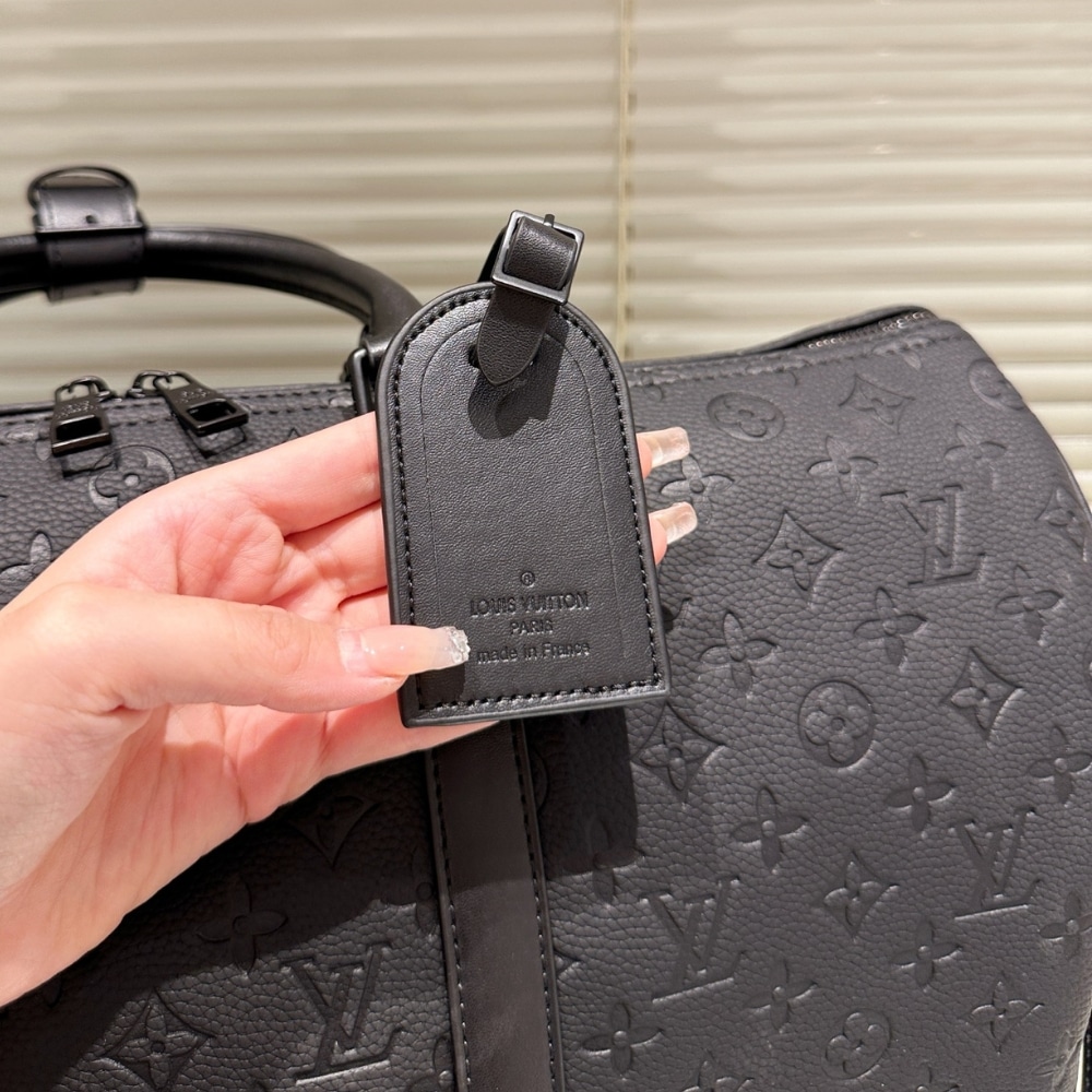LOUIS VUITTON KEEPALL BANDOULIÈRE BLACK 50CM M59025 - Image 3