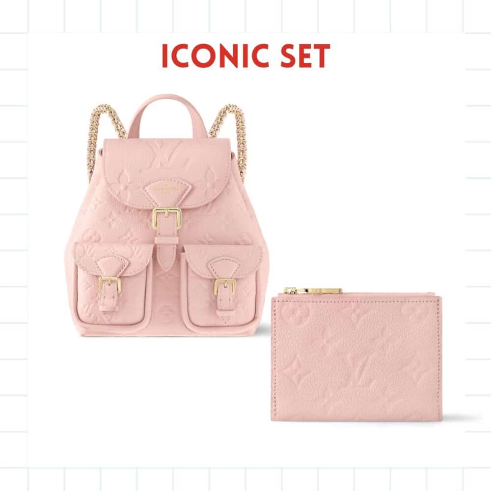 ICONIC SET: LOUIS VUITTON BACKUP BACKPACK & LISA WALLET