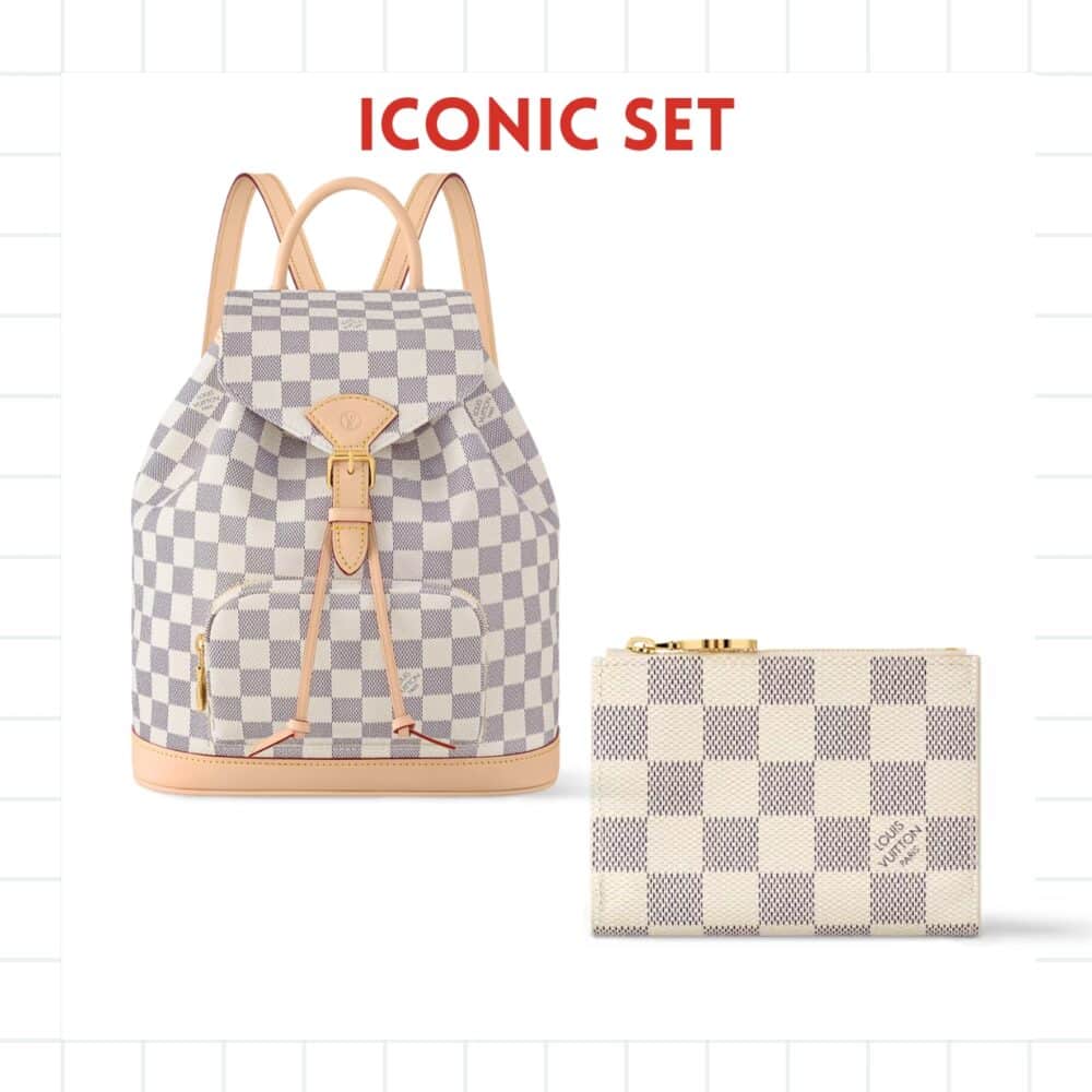 ICONIC SET: LOUIS VUITTON MONTSOURIS PM & LISA WALLET