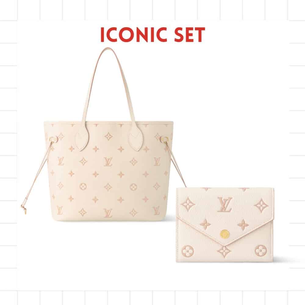 ICONIC SET: LOUIS VUITTON NEVERFULL MM & VICTORINE WALLET