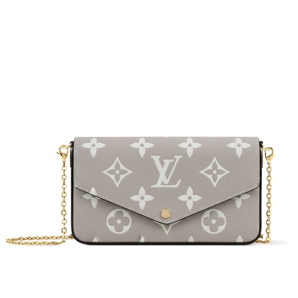 Louis Vuitton Félicie Pochette Monogram Grey 21Cm M82610
