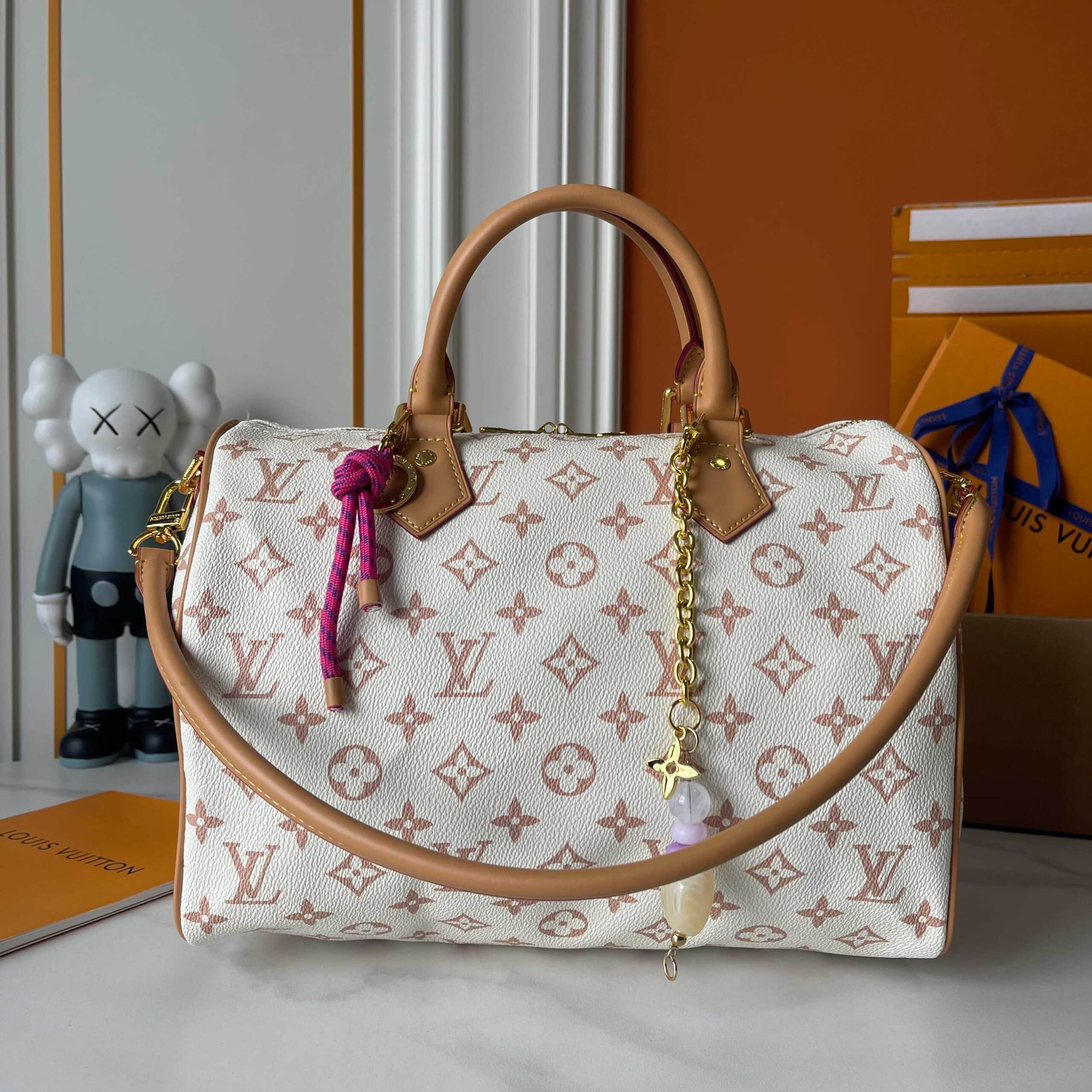 LOUIS VUITTON SPEEDY SOFT 30 LUCKY BAG DUNE 30CM M15108 - Image 5