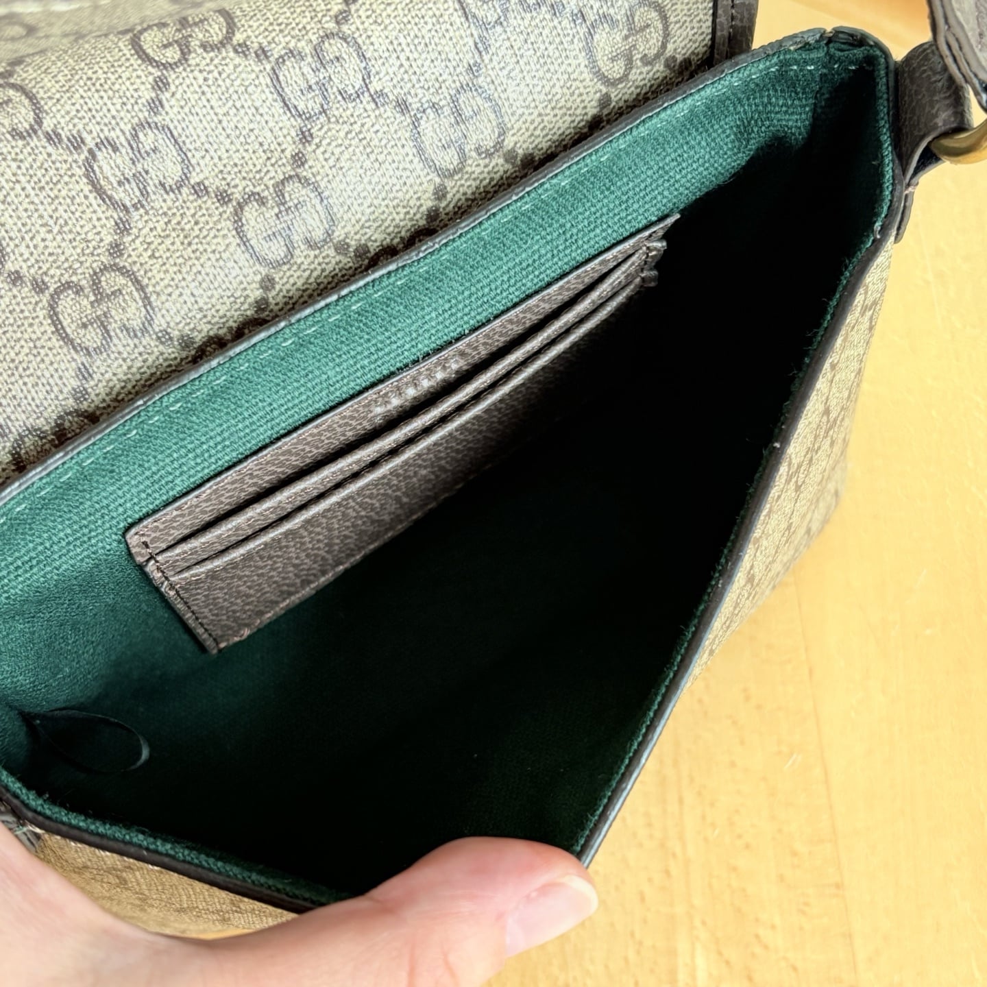 GUCCI OPHIDIA MINI BAG BEIGE AND DARK BROWN 18CM 838599 FAEOF 9745 - Image 7