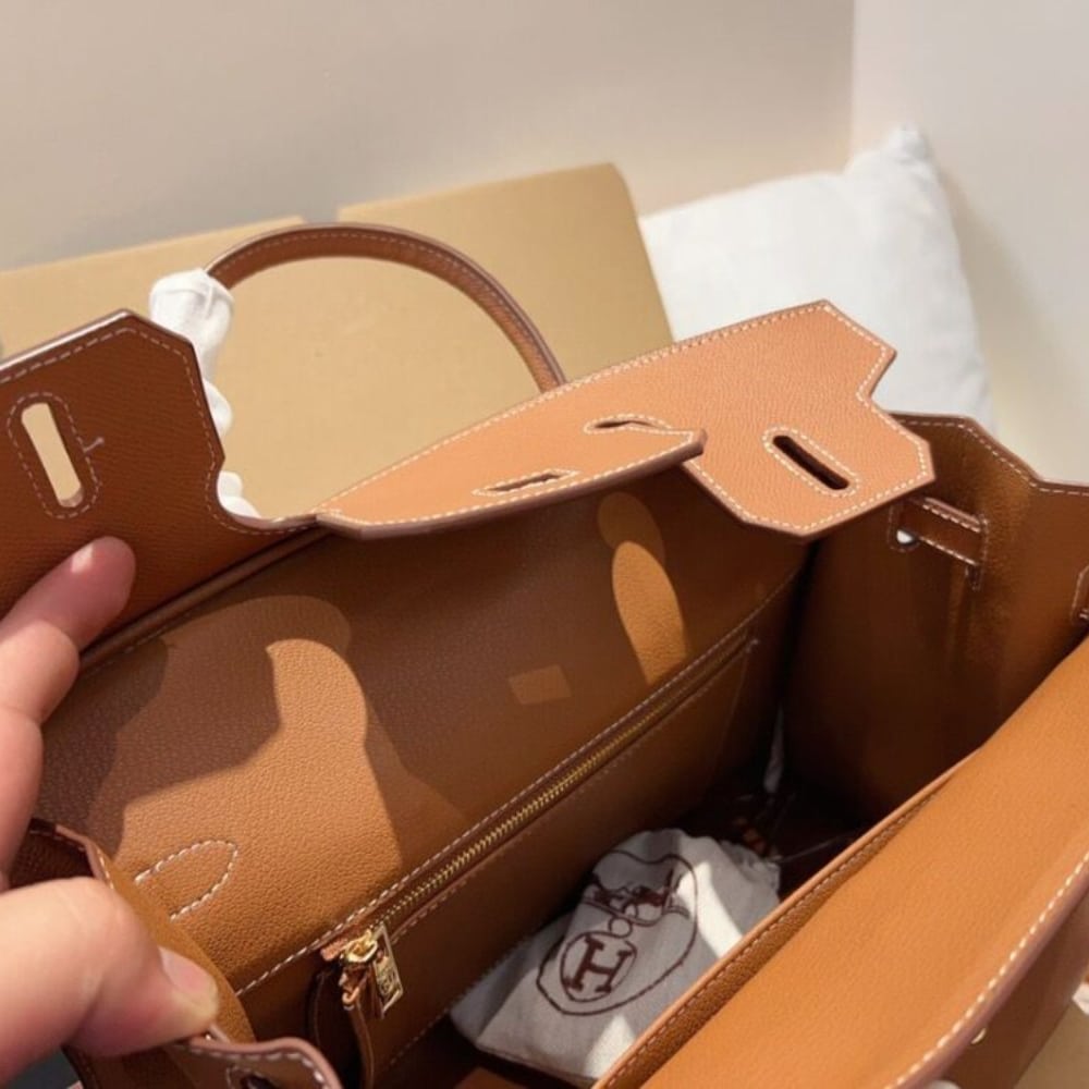 ICONIC SET: HERMES BIRKIN 25 TOGO & KELLY POCKET MULTICOLORE BELT - Image 9