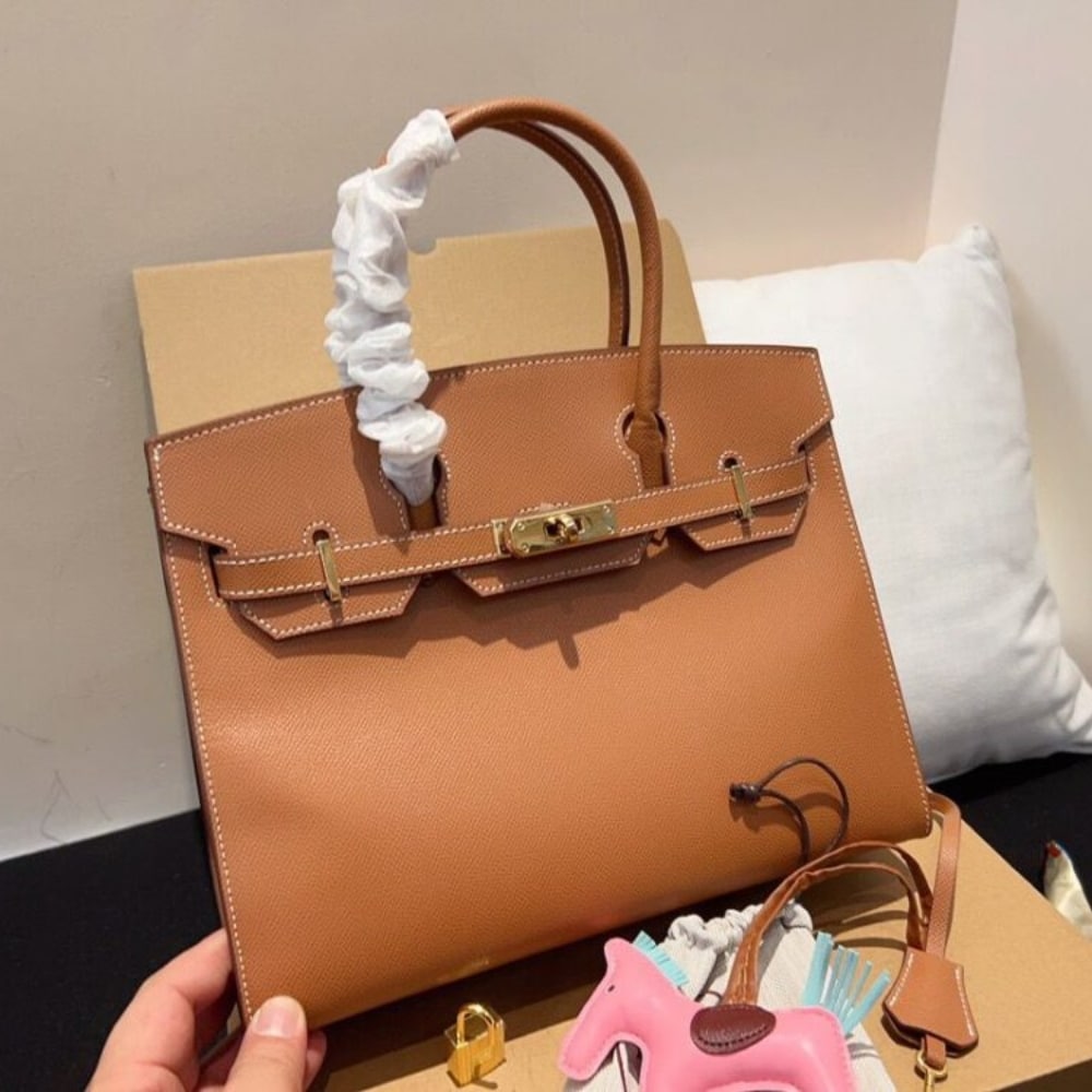 ICONIC SET: HERMES BIRKIN 25 TOGO & KELLY POCKET MULTICOLORE BELT - Image 4