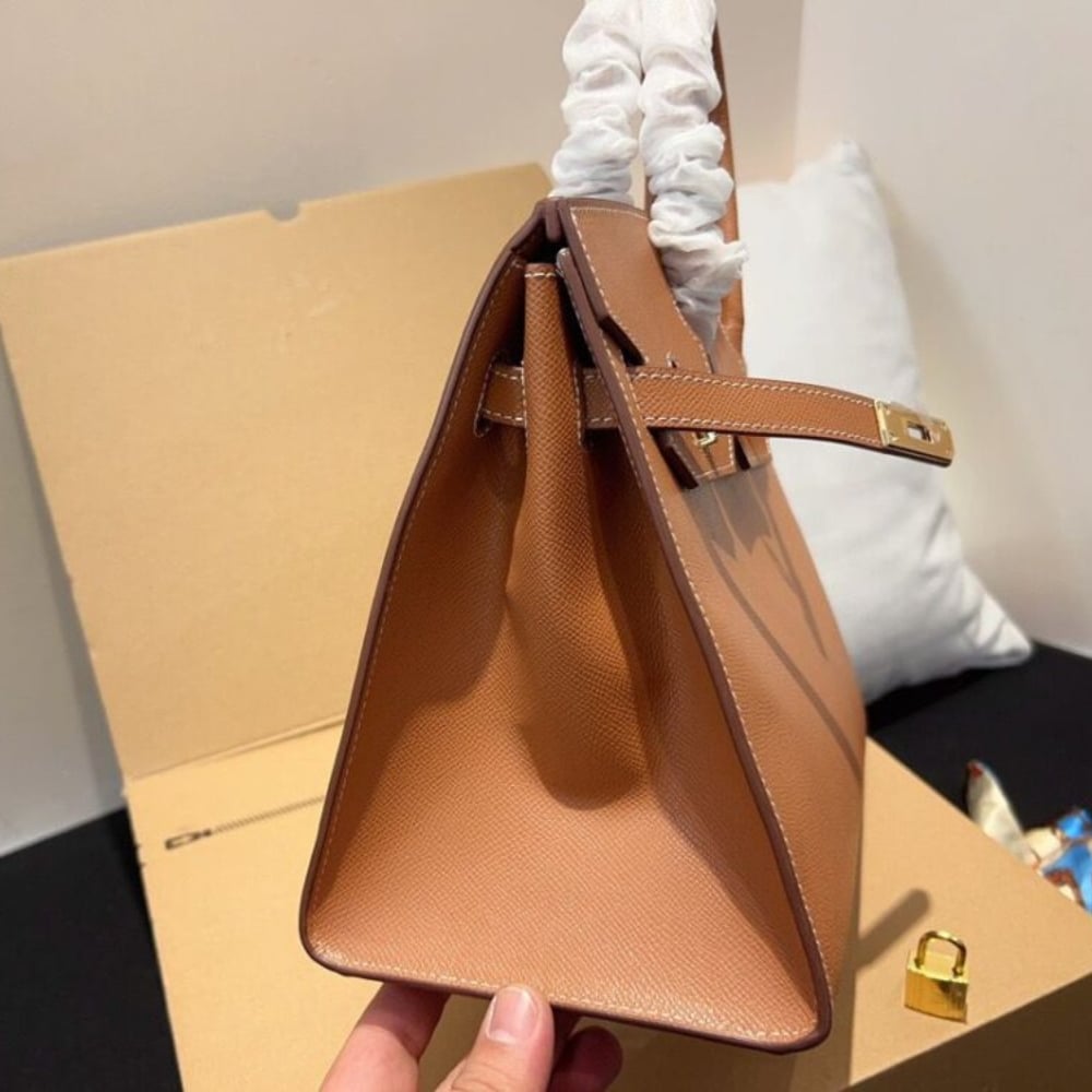 ICONIC SET: HERMES BIRKIN 25 TOGO & KELLY POCKET MULTICOLORE BELT - Image 6