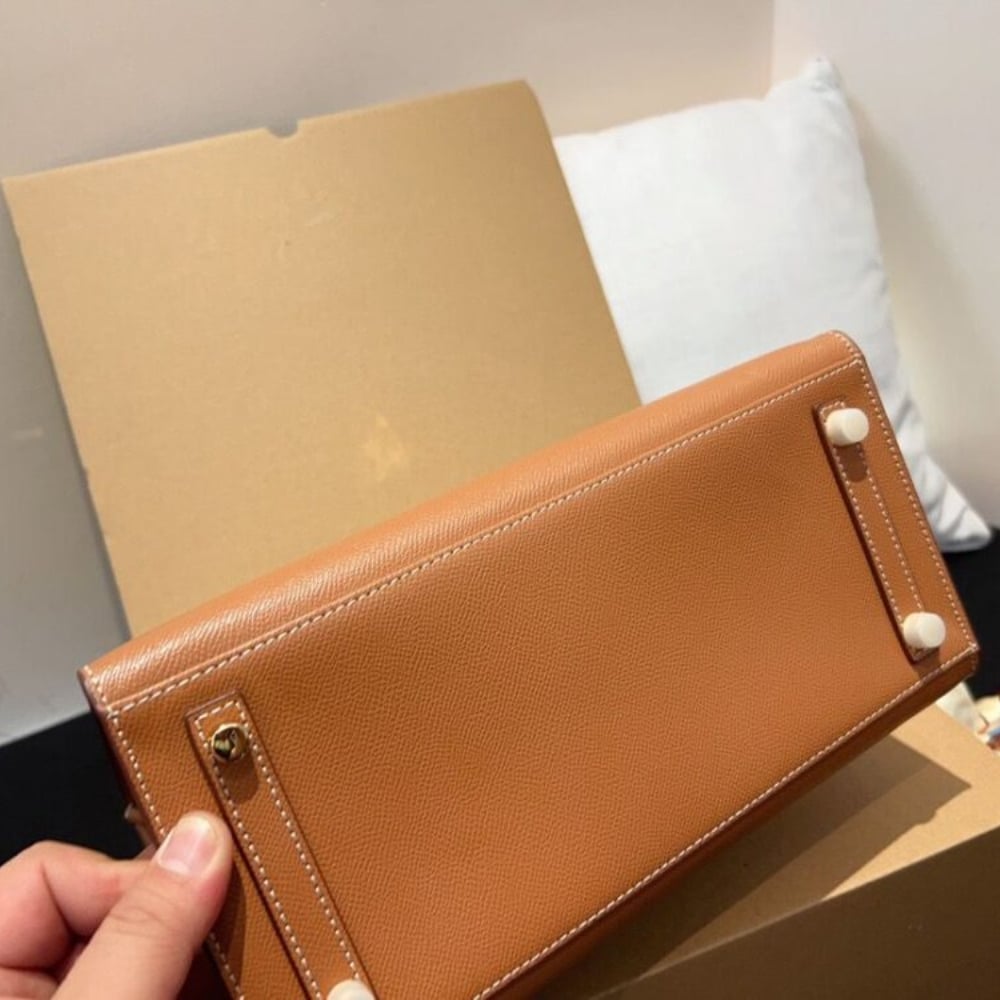 ICONIC SET: HERMES BIRKIN 25 TOGO & KELLY POCKET MULTICOLORE BELT - Image 7