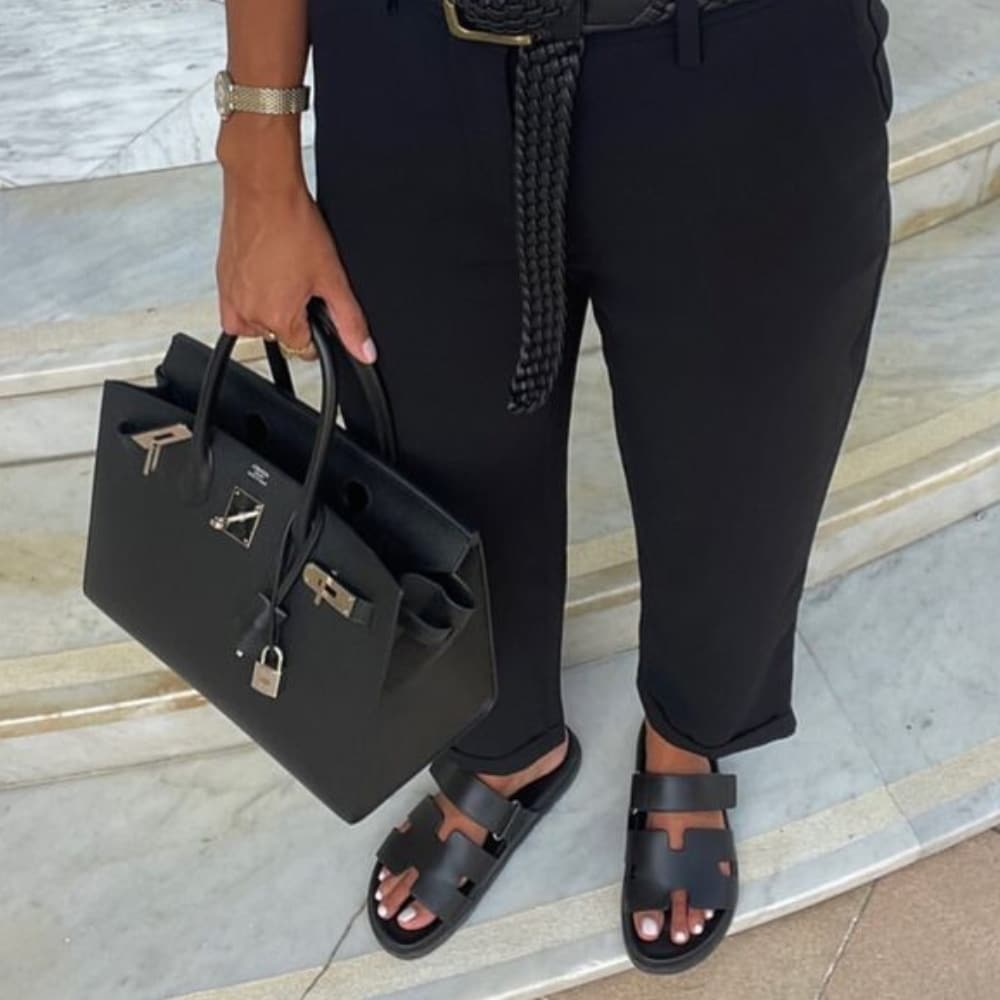 ICONIC SET: HERMÈS BIRKIN B25 TOGO & CHYPRE SANDAL - Image 3