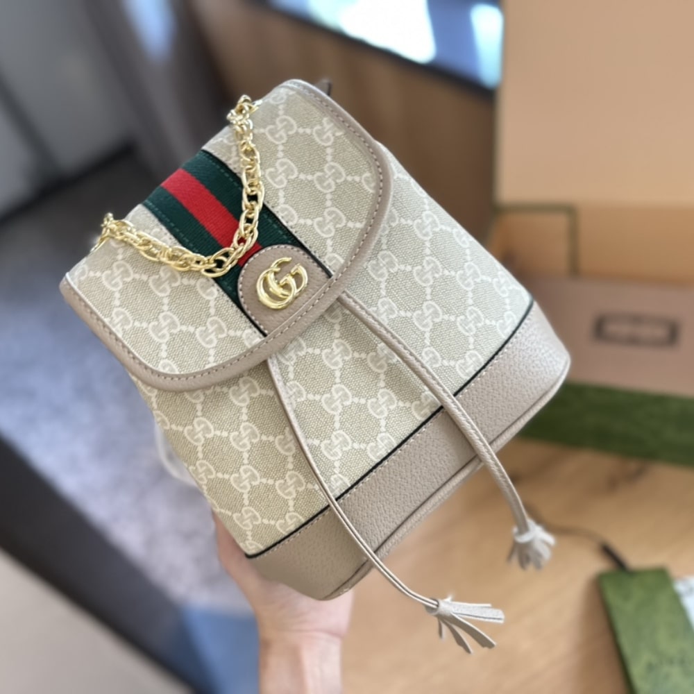 ICONIC SET: GUCCI OPHIDIA GG MINI BACKPACK & OPHIDIA CARD CASE - Image 3