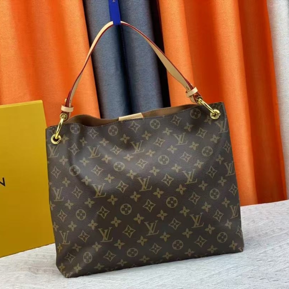 ICONIC SET: LOUIS VUITTON GRACEFUL BAG & POCKET ORGANIZER MONOGRAM WALLET - Image 5