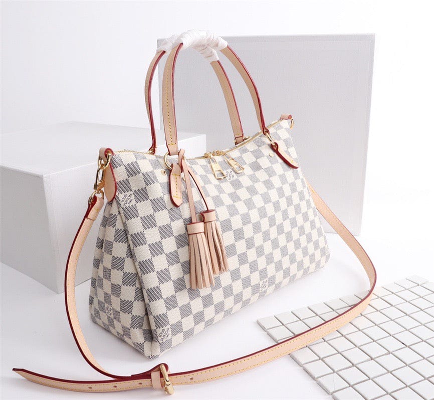 Alternative view of LOUIS VUITTON LYMINGTON DAMIER AZUR CANVAS BEIGE 35CM N40022
