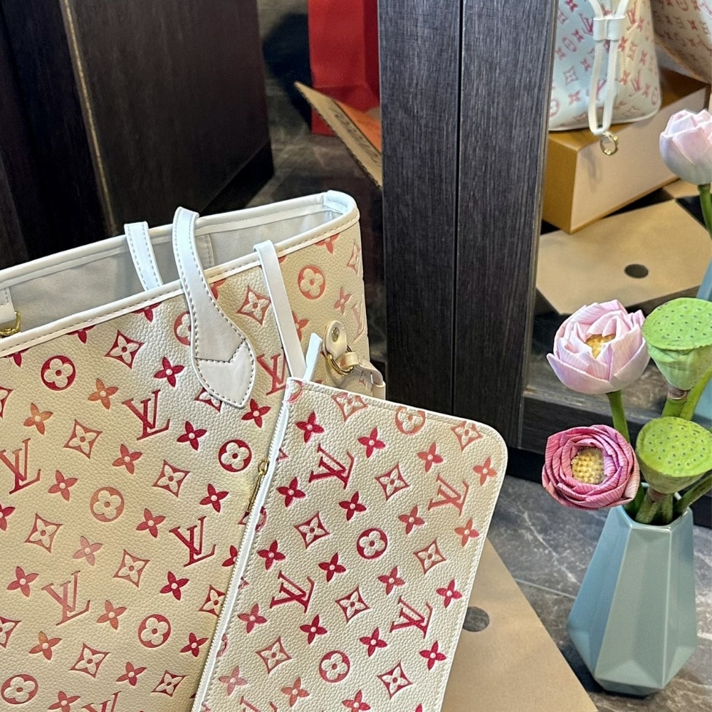 ICONIC SET: LOUIS VUITTON NEVERFULL MM & ZIPPY WALLET MONOGRAM - Image 5