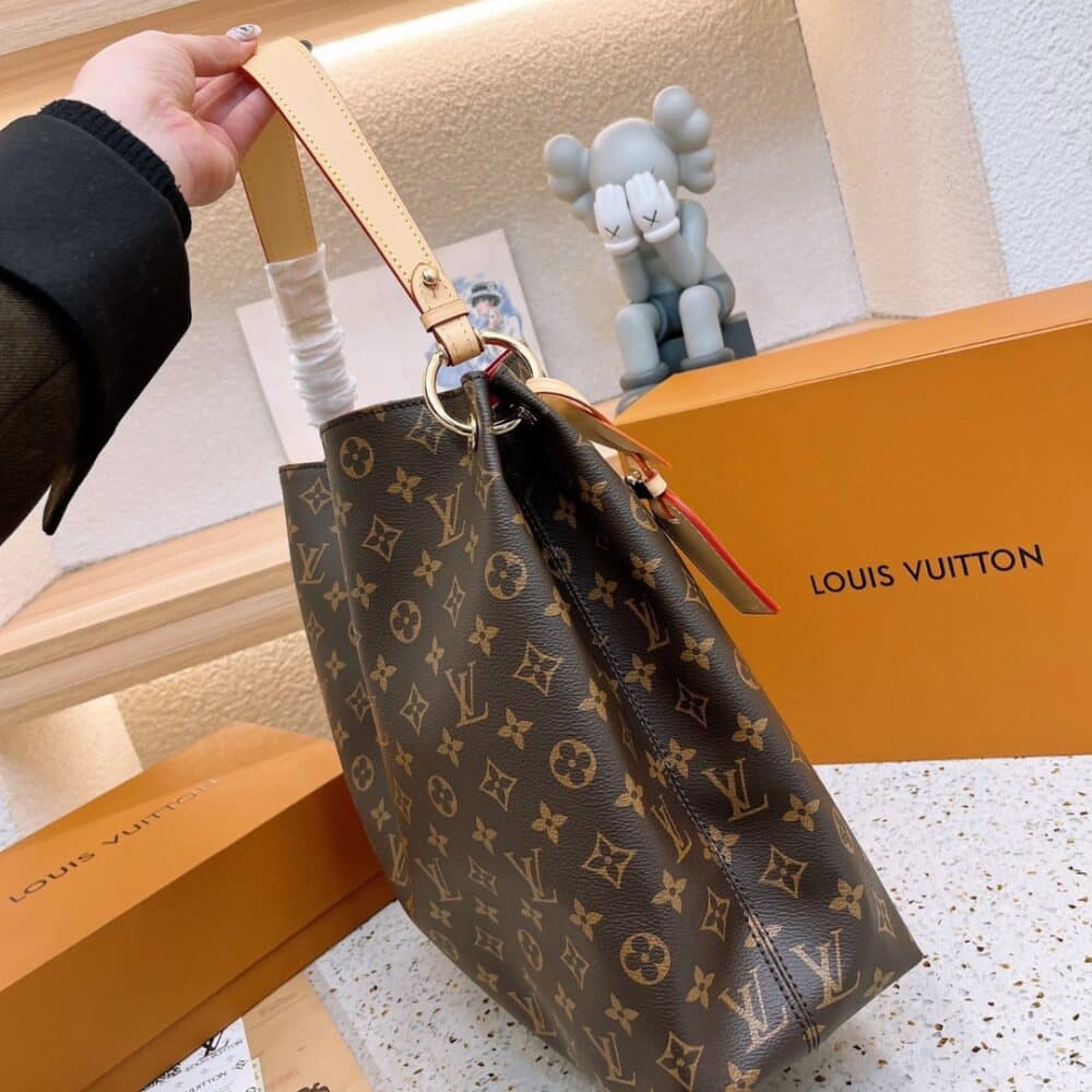 ICONIC SET: LOUIS VUITTON GRACEFUL BAG & CELESTE WALLET IN MONOGRAM - Image 3