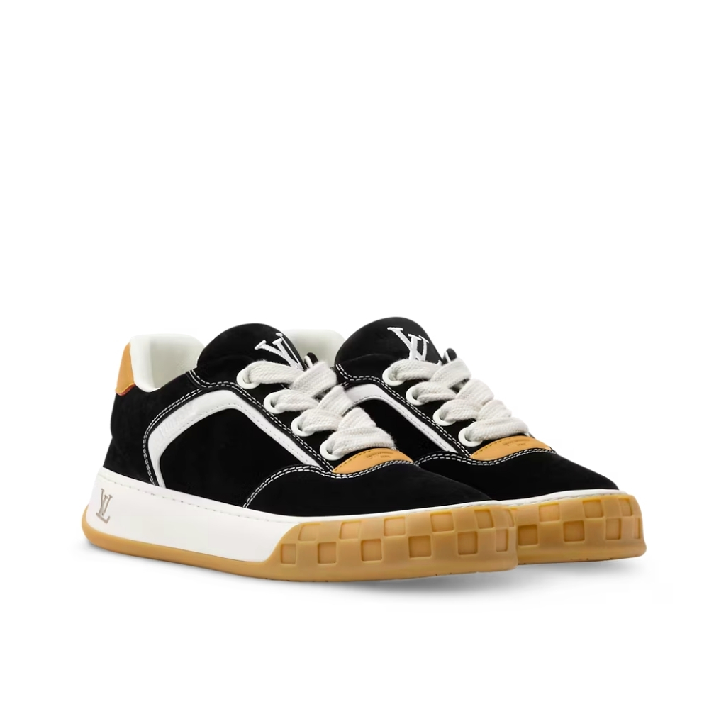 LOUIS VUITTON LV TILTED SNEAKER BLACK 1AJ736