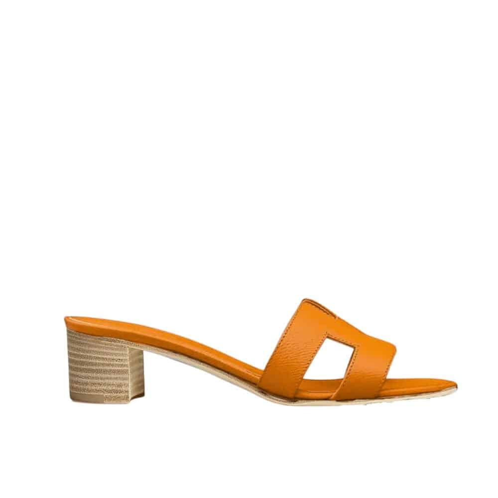 HERMES OASIS SANDALS ORANGE