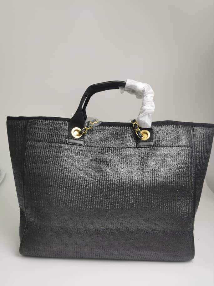 ICONIC SET: CHANEL DEAUVILLE LARGE SHOPPING BAG & LONG FLAP WALLET - Image 6