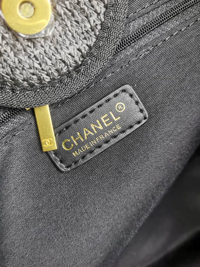 ICONIC SET: CHANEL DEAUVILLE LARGE SHOPPING BAG & LONG FLAP WALLET - Image 8