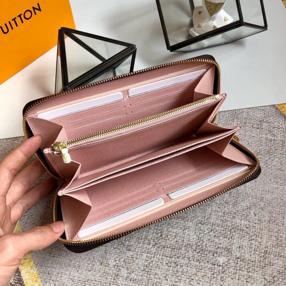 ICONIC SET: LOUIS VUITTON DAMIER EBENE NEVERFULL GM & ZIPPY WALLET DAMIER - Image 11