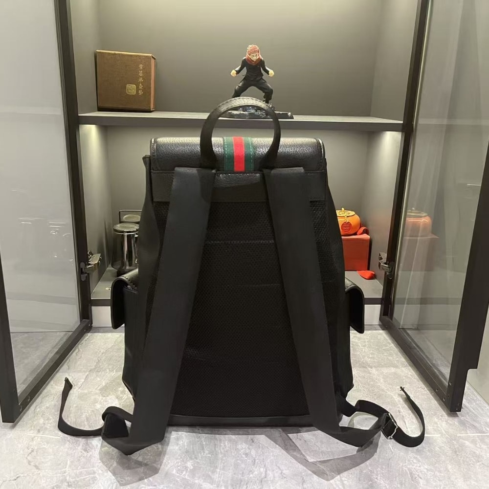 GUCCI OPHIDIA LARGE BACKPACK BLACK 46CM 839110 AAE6I 1071 - Image 6