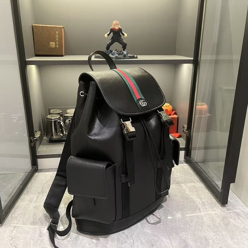 GUCCI OPHIDIA LARGE BACKPACK BLACK 46CM 839110 AAE6I 1071 - Image 5