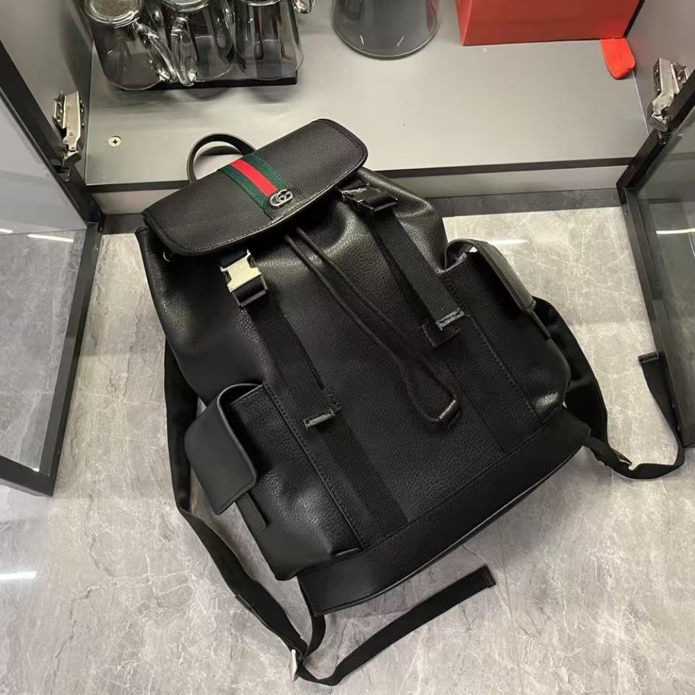 GUCCI OPHIDIA LARGE BACKPACK BLACK 46CM 839110 AAE6I 1071 - Image 4