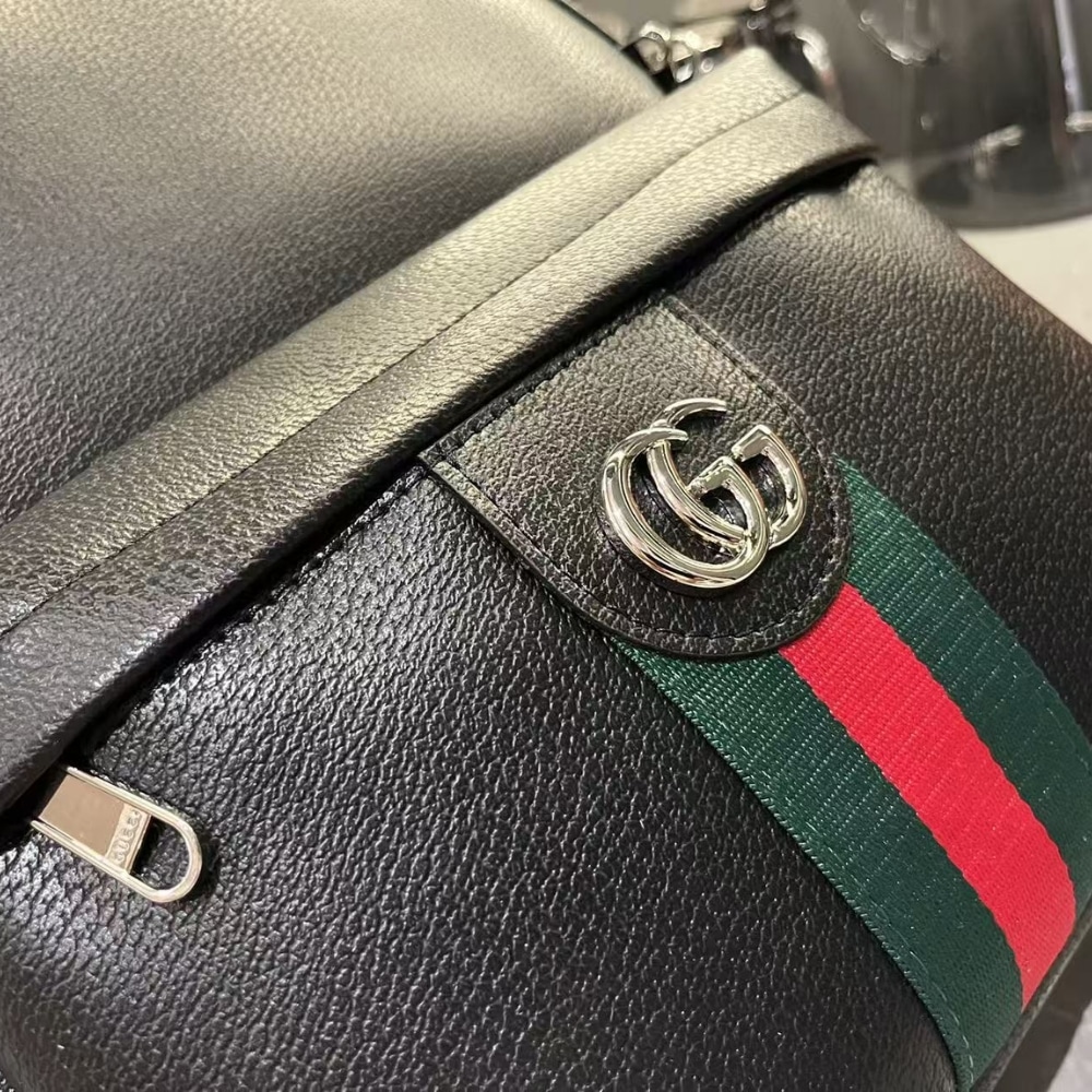 GUCCI OPHIDIA MEDIUM BACKPACK BLACK 41CM 834466 AAE1C 1044 - Image 7