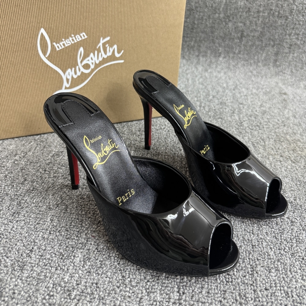 Alternative view of CHRISTIAN LOUBOUTIN ME DOLLY 100 MULES BLACK 1221318B439