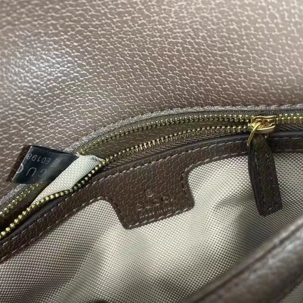 GUCCI BLONDIE MEDIUM TOP HANDLE BAG BEIGE AND EBONY 29CM 721172 96IWG 8745 - Image 9