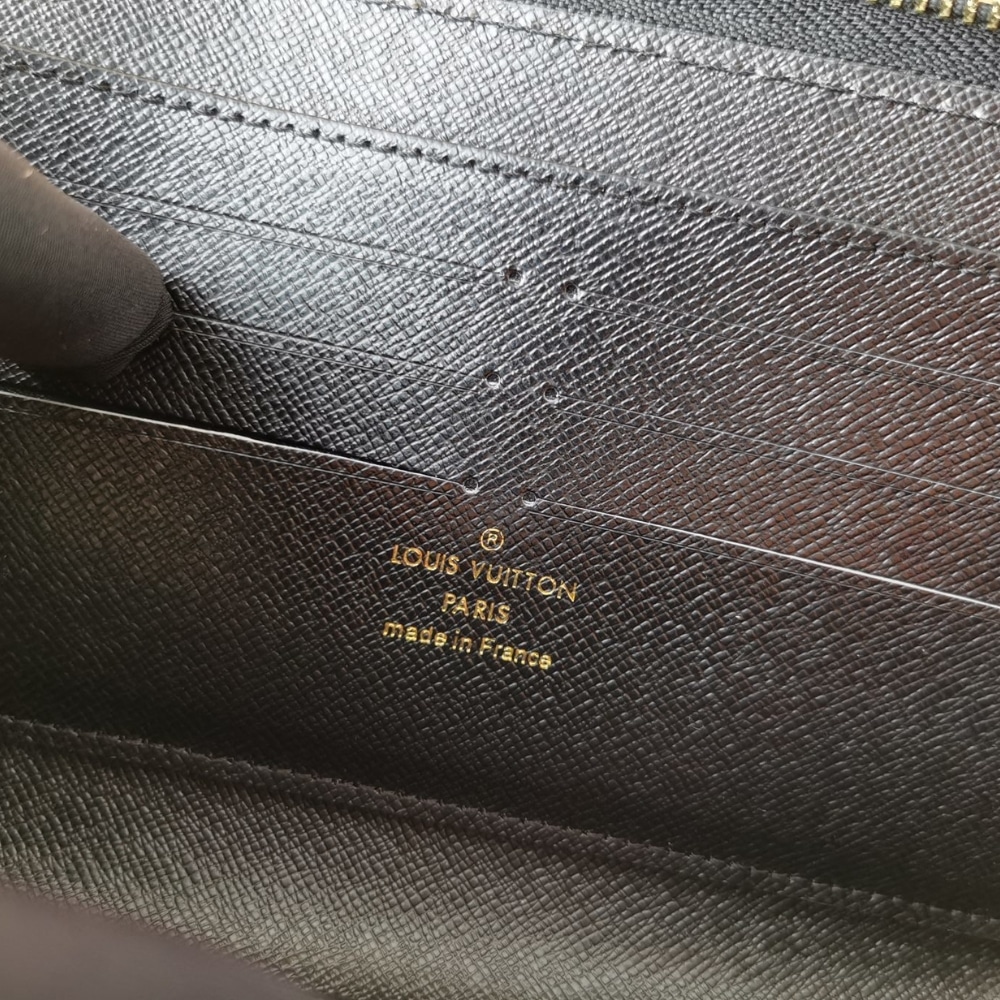 LOUIS VUITTON ZIPPY DRAGONNE WALLET BROWN 19CM M69407 - Image 9