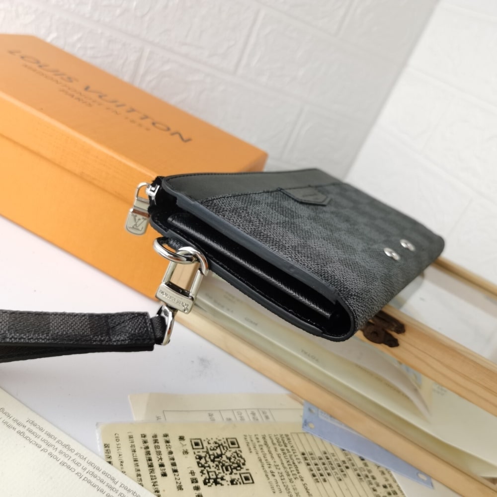 LOUIS VUITTON ZIPPY DRAGONNE WALLET DAMIER GRAPHITE 19CM N60379 - Image 6