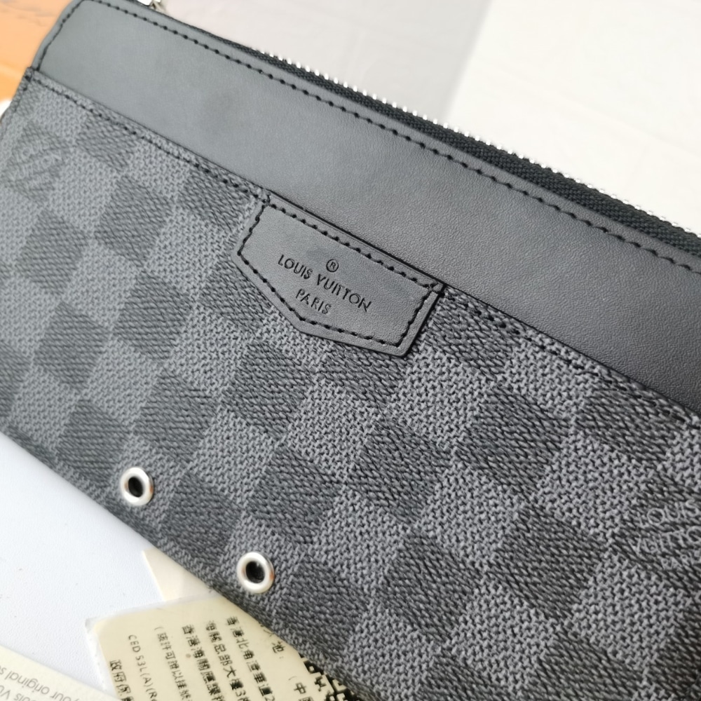 LOUIS VUITTON ZIPPY DRAGONNE WALLET DAMIER GRAPHITE 19CM N60379 - Image 5
