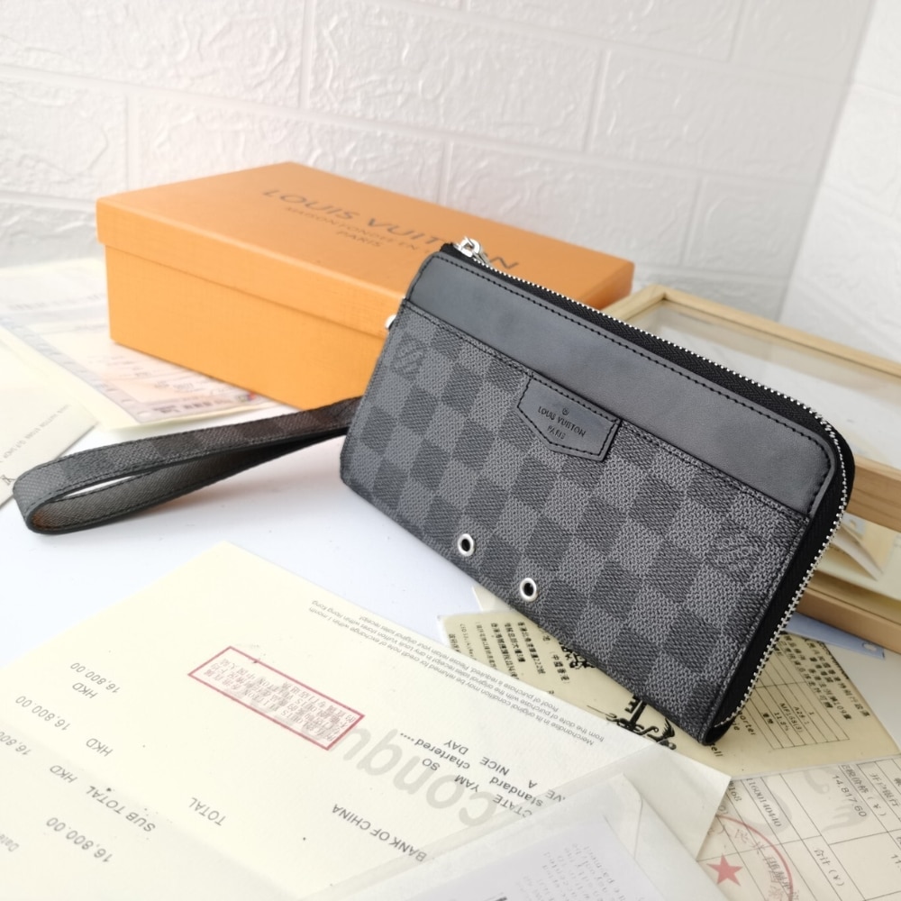 LOUIS VUITTON ZIPPY DRAGONNE WALLET DAMIER GRAPHITE 19CM N60379 - Image 4