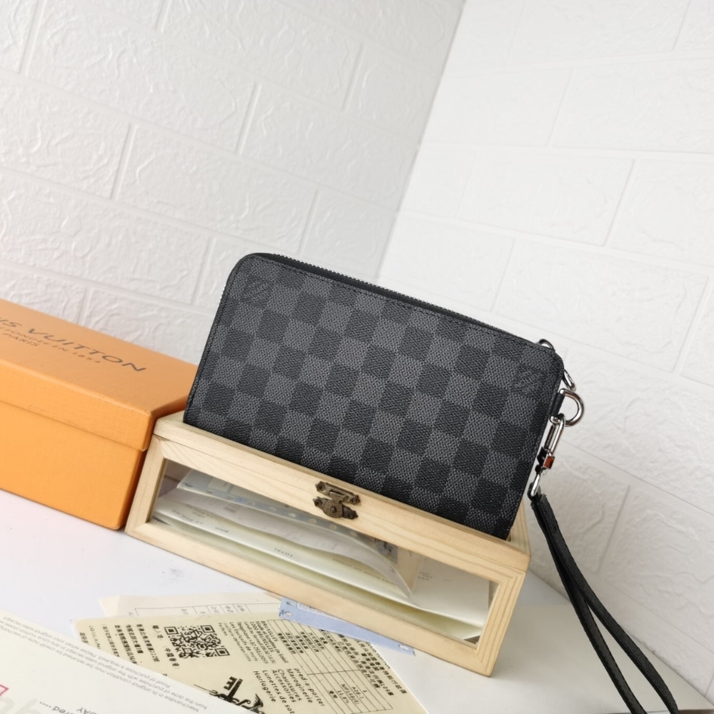 LOUIS VUITTON ZIPPY DRAGONNE WALLET DAMIER GRAPHITE 19CM N60379 - Image 3